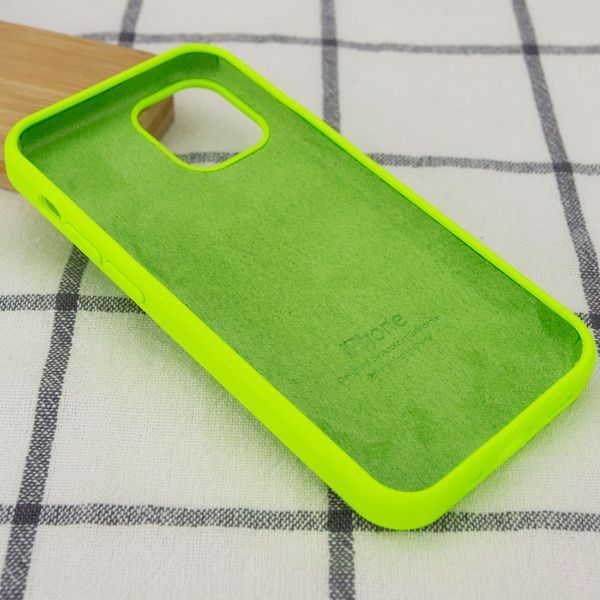 Чохол Silicone Case для Iphone 13 Pro Салатовий / Neon Green 58688