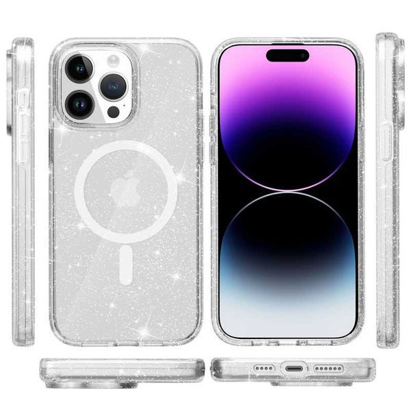 Чохол Galaxy Sparkle MagSafe для Iphone 15 Pro Clear 81212