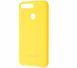 Чехол Silicone Case для Huawei Y6 Prime 2018 / Honor 7A Pro / 7C Yellow 39245
