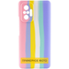 Чехол Silicone Cover Nologo Full Rainbow для Xiaomi Redmi Note 11 Pro / 11 Pro 5G / 12 Pro Розовый / Сиреневый 63557