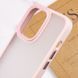 Чохол Metal Buttons для Iphone 15 Pro Рожевий 81746 5
