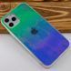 Чехол TPU+Glass Gradient Rainbow для Iphone 11 Pro Max Зеленый 38659 2