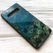 Чехол TPU+Glass Luxury Marble для Samsung G975 Galaxy S10 Plus Морская волна 34085 2
