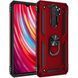 Протиударний чохол Serg Magnet Ring для Xiaomi Redmi Note 8 Pro Червоний 38573 2