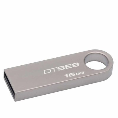 Флеш-пам'ять Kingston DT SE 9 16GB Metal Silver 37845