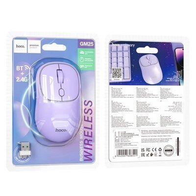 Мышь беспроводная Hoco GM25 Romantic Purple 83753