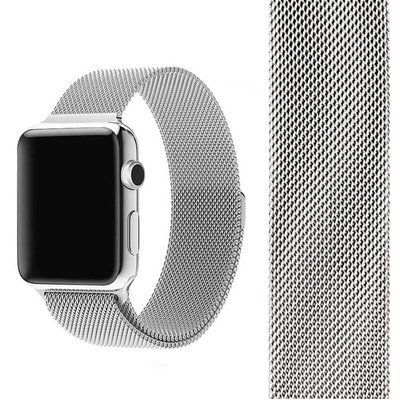 Ремінець Milanese Loop для Apple Watch 38/40/SE 40/41 mm Срібний 34617-1
