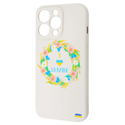 Чехол патриотический WAVE Ukraine Edition MagSafe для iPhone 13 Pro I love Ukraine 63246