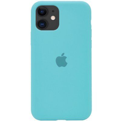 Чехол Silicone Case для Iphone 11 Бирюзовый / Marine Green 59476