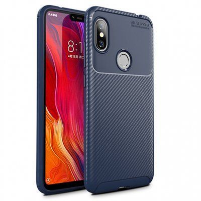 Чохол Kaisy Сarbon для Xiaomi Redmi Note 6 / 6 Pro Синій 45683