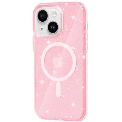 Чохол Galaxy Sparkle MagSafe для Iphone 15 Plus Pink 81207