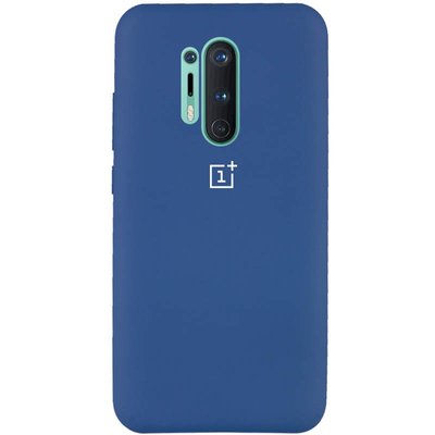 Чехол Silicone Cover для OnePlus 8 Pro Синий / Navy Blue 42279