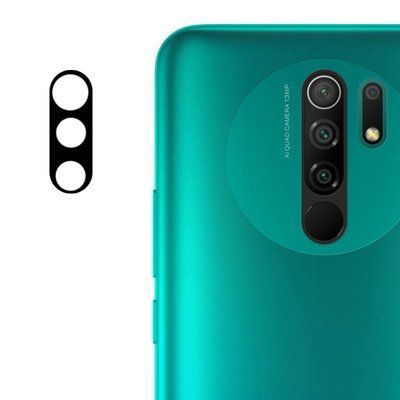 Защитное стекло 0.18mm на камеру для Xiaomi Redmi 9 Black 54373