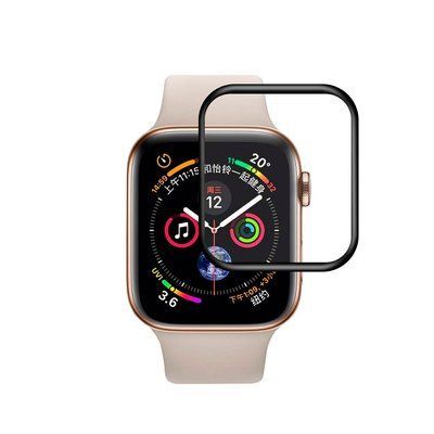 Защитное стекло Full Cover для Apple Watch 40 mm / SE 40 mm Black 34660