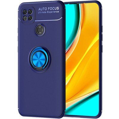 Чохол Din Color Magnet Ring для Xiaomi Redmi 9C / 10A Синій 46014