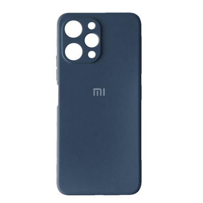 Чехол Silicone Case 360 с защитой камеры для Xiaomi Redmi 12 Navy Blue 81370