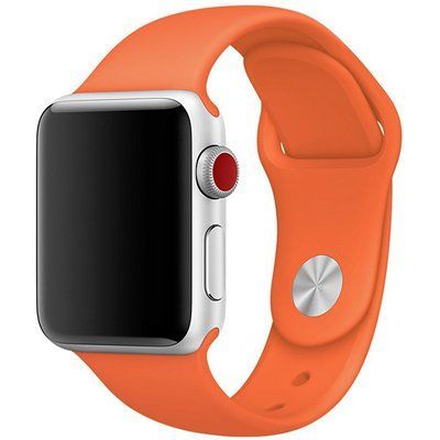 Ремешок Silicone для Apple Watch 42/44/45/49 mm Оранжевый / Apricot 50904