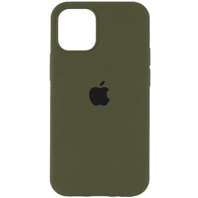 Чохол Silicone Case 360 ​​для Iphone 14 Зелений / Dark Olive 81424