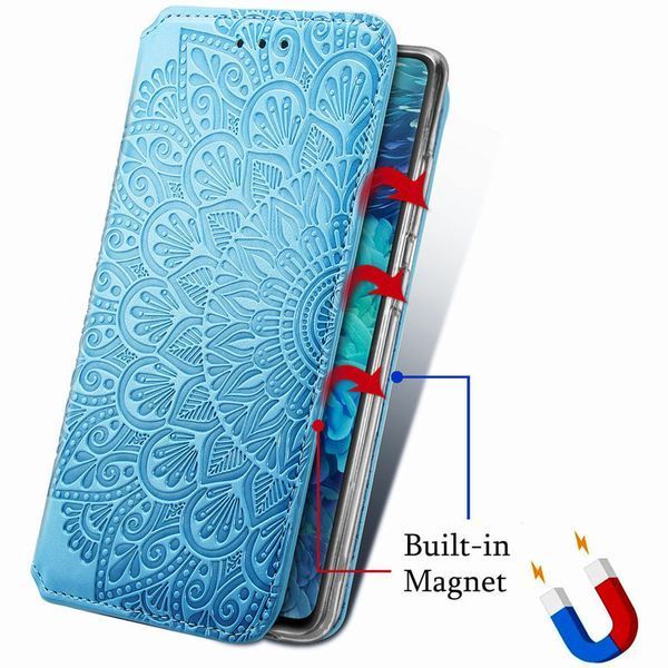 Чехол-книжка ETMA Mandal для Samsung Galaxy A52 / A52s Синий 55804