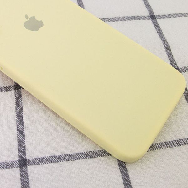 Чохол Silicone Case Square для Iphone 7 / 8 / SE 2020 Жовтий / Mellow Yellow 57005