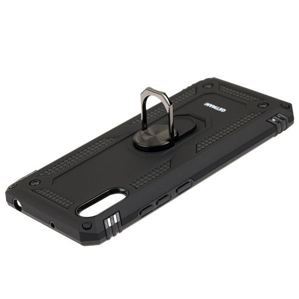 Противоударный чехол GetSerg Magnet Ring для Xiaomi Redmi 9A Черный 48324