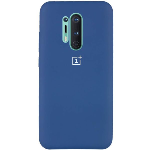 Чохол Silicone Cover для OnePlus 8 Pro Синій / Navy Blue 42279