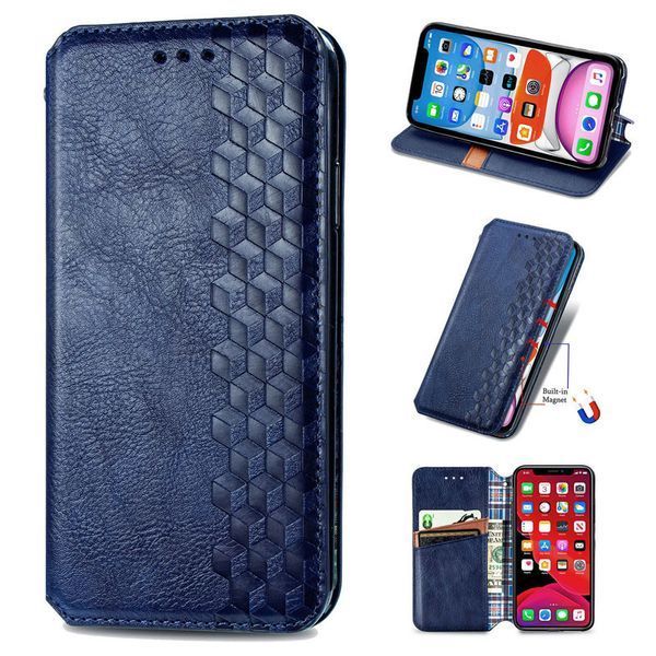 Чехол-книжка ETMA Cub для ZTE Blade V30 Vita Синий 61128