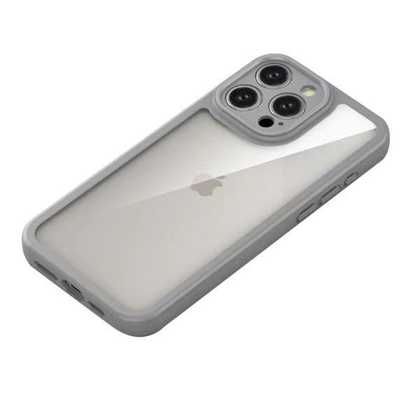 Чехол Colour 1.5mm для Iphone 15 Pro Прозрачный / Grey 83247