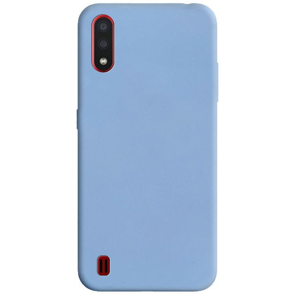 Чехол Matte для Samsung Galaxy M01 Голубой / Lilac Blue 47894