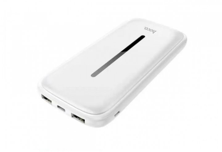 Зовнішній акумулятор Hoco DB06 Viator 10000 mAh White 65811