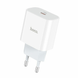 Мережевий зарядний пристрій Hoco C76A Plus PD20W Type-C White 86265 1