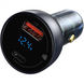 Автомобільний зарядний пристрій Baseus Particular Digital Display PPS Dual Quick Charger 65W USB + Type-C Black 66413 1