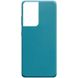 Чехол Matte для Samsung Galaxy S21 Ultra Синий / Powder Blue 53911