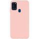 Чохол Matte для Samsung Galaxy A21s Рожевий 47844