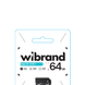 Карта пам'яті Wibrand microSDHC (UHS-1) 64Gb class 10 (adapter SD) Black 88507 3