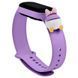 Ремінець Silicone Cartoon Face для Xiaomi Mi Band 3/4 Бузковий / Поночка 52170 1