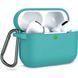 Чехол Silicone Case с карабином для Apple Airpods Pro Мятный / Mint 39568