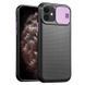 Чехол Camsh Black для Iphone 11 Черный / Сиреневый 59233