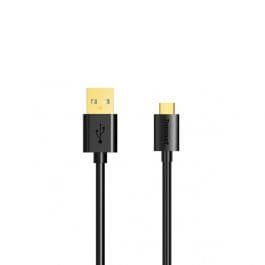 Кабель Tronsmart MUS03 Premium USB - MicroUSB 2.4A 1м Gold / Black 36522