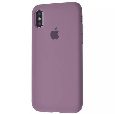Чехол Silicone Case 360 для Iphone X / XS Black currant 57264