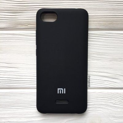 Чехол Silicone Case для Xiaomi Redmi 6А Черный 32783