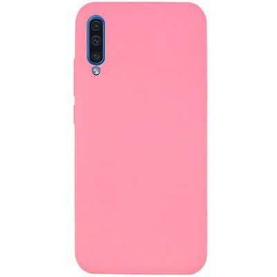 Чохол Silicone Cover NoLogo A Full для Samsung Galaxy A50/A30s Рожевий / Pink 44248