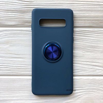 Чехол Summer Magnet Color Ring для Samsung G975 Galaxy S10 Plus Синий 34019