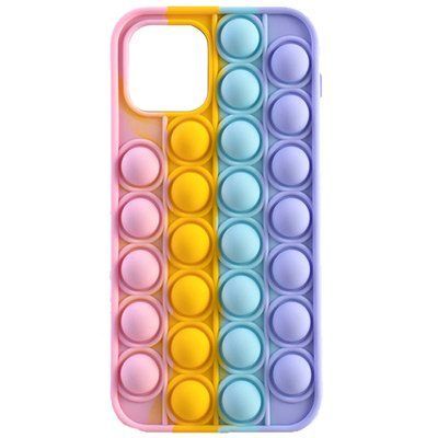 Чохол 3D Pop it Bubble для Iphone 12 / 12 Pro Pink / Light Dasheen 56127
