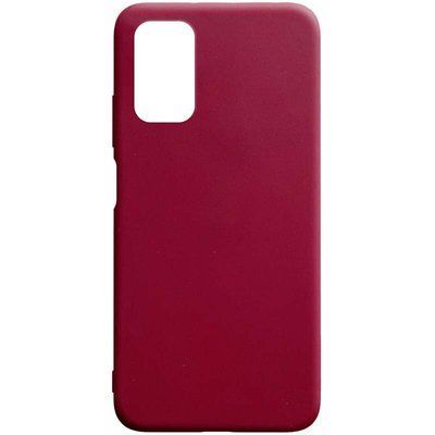 Чехол Matte для Xiaomi Poco M3 Бордовый 52486