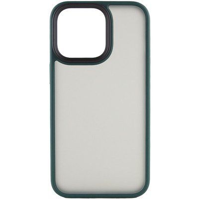 Чохол Metal Buttons для Iphone 15 Pro Зелений 81747