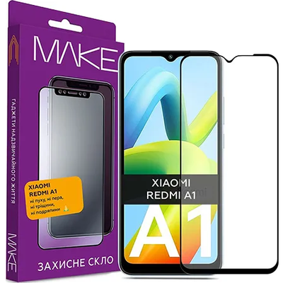 Защитное стекло MaFuture для Xiaomi Redmi 9A / 9C / 10A / A1+ / A1 / A2 / A2+ Black 83405