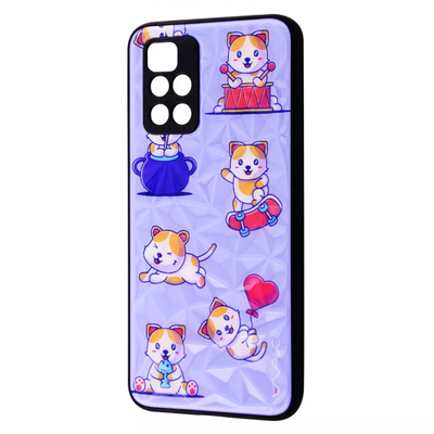 Чохол Wave Majesty для Xiaomi Redmi 10 Pretty kittens / light purple 61422
