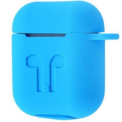 Чехол Silicone Case для Apple Airpods Blue 36573