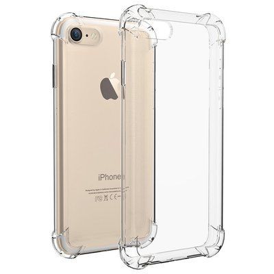 Противоударный Чехол Stez для Iphone 7 / 8 / SE 2020 Прозрачный 35069